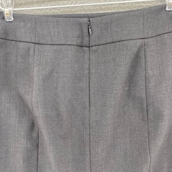 Calvin Klein Skirt Womens 6 Gray Stretch Pencil Straight Above Knee Office Work - Picture 4 of 10